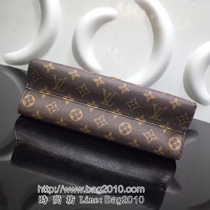 路易威登LV頂級原單 M41731 經典Monogram帆布精緻小牛皮單肩手提 時尚百搭包 YDH1566